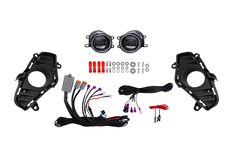 Toyota Rav4 Fog Light Kit - Front - Diode Dynamics - Elite Series Dual-Color - 6000K white and 3000K yellow - `19-`25